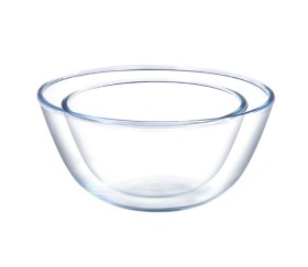 Juego De 2 Ensaladeras De Vidrio