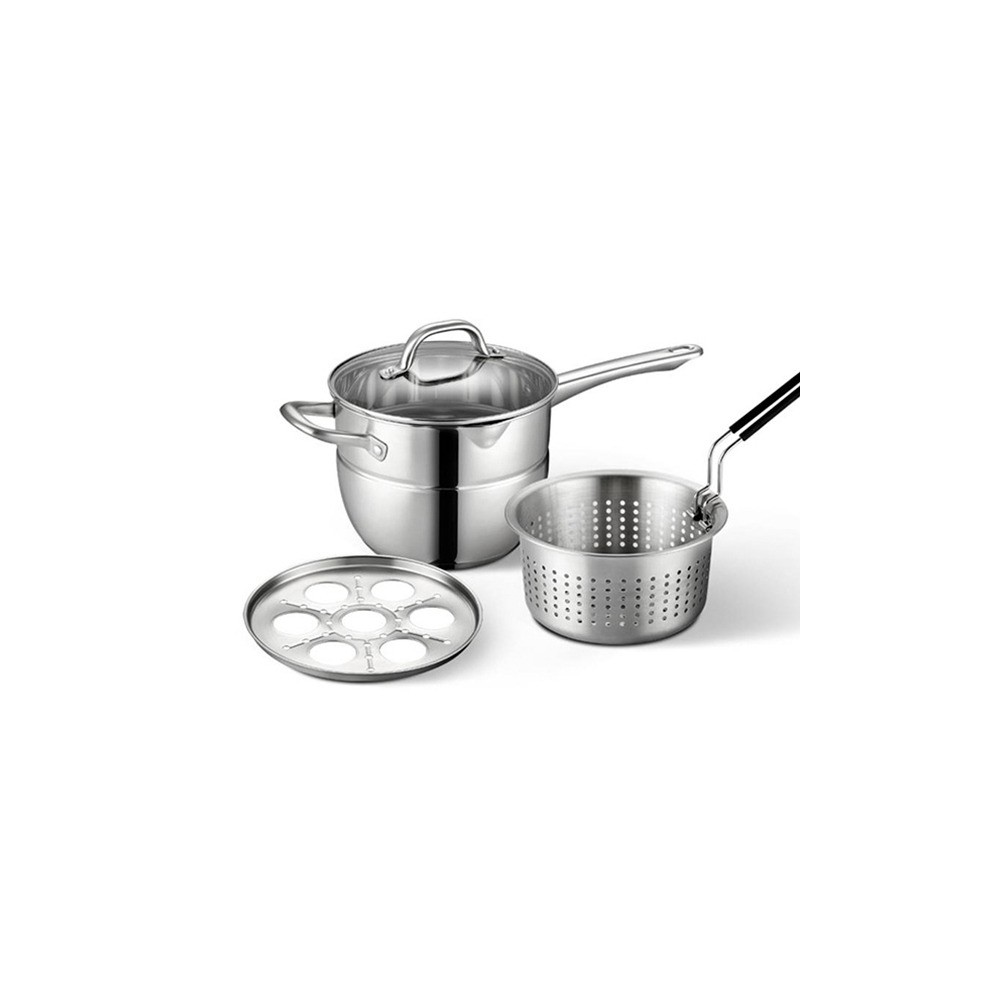 Set Colapasta De Acero Inoxidable