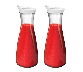 Set De Dos Botella Con Tapa Plastica