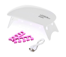 Cabina Uñas Profesional Led Uv 8W Usb Gadnic